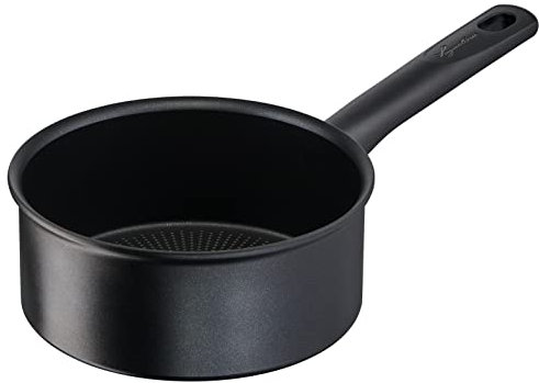 Lagostina Rigenera Green Casseruola Antiaderente in Alluminio Ø 18 cm, Pentola Induzione Gas e Forno, Indicatore Cottura Thermosignal, Rivestimento Antigraffio, Manico Ergonomico