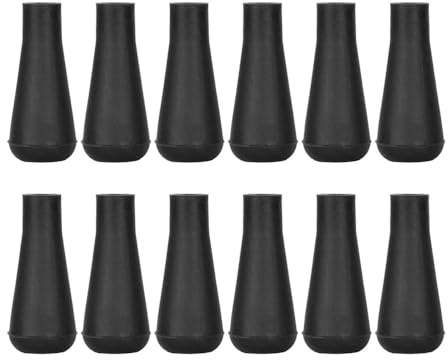 MiOYOOW Pointe de Flèche en Caoutchouc 6mm, Lot de 12 Embout de Flèche Léger Antichoc, Dard Résistant pour Arc Tir à l'arc, pour Chasse, Sport et Entraînement