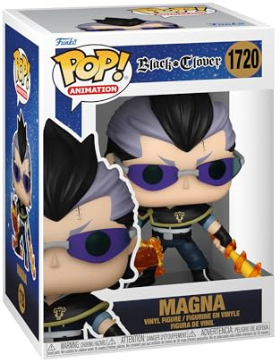 Funko Pop! Animation: Black Clover - Magna Swing - Figura in Vinile da Collezione - Idea Regalo - Merchandising Ufficiale - Giocattoli per Bambini e Adulti - Anime Fans - Figura per i Collezionisti