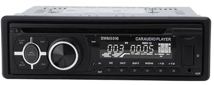 Reproductor de CD para Automóvil, Estéreo con CD y DVD para Automóvil, Reproductor de MP3 con Carga USB, Receptor de Radio FM para Automóvil con Control Remoto