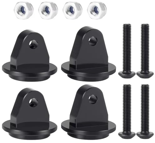 Parts For Tamiya Lunch Box CW-01 1/12 Aluminum Alloy For Spring Retainers Shock Cups RC Car Monster Truck Upgrade Parts