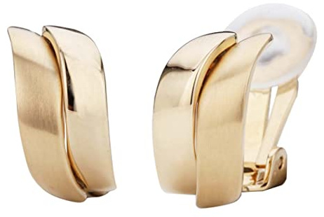 Traveller Ohrclip - Damen - matt/glänzend - 22kt vergoldet - 155100
