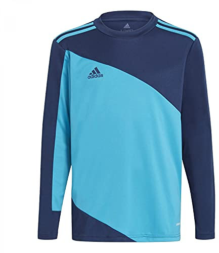 adidas Jungen Squadra 21 Goalkeeper Jersey, Team Navy/Bold Aqua, 5-6 Years