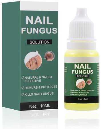 Apooliy Tratamiento de hongos en las uñas de los pies，Cuidado para uñas dañadas y apariencia de decoloradas，Fortalecedor de uñas