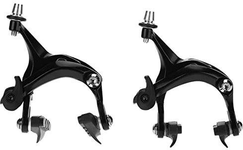 1 Paar Rennradbremsen, Rennrad Bremsen Zubehör, Aluminium Alloy Material Screws Clip Distance 39mm~50mm, V-förmige mechanische Bremse für Rennräder mit mechanischer Bremse