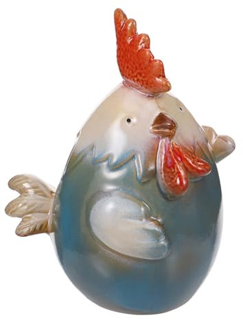 BESTonZON Huhn Spardose Lustige Hühnerform Geldsparbüchse Exquisites ünzaufbewahrungsglas Ideal Als Und Wohnkultur Für Hühnerliebhaber