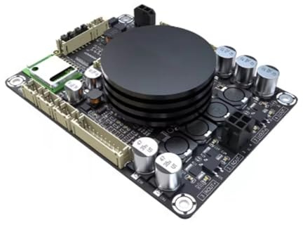 Geavonyg Scheda Amplificatore in Classe D A Doppio Canale 50W + 50W per Sistemi Musicali Portatili E Domestici Amplificatori Home Theater Amplificatore Stereo