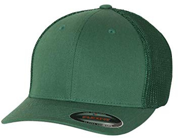 Flexfit Casquette ajustée en Maille Camionneur, Evergreen, Taille Unique