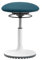 TOPSTAR Living Chair Move höhenverstellbarer Bürohocker, ergonomischer Arbeitshocker, drehbarer Sitz, Sitzhöhe von 45-58 cm, Petrol