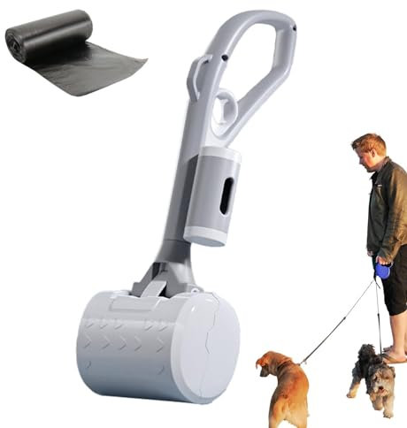 Hobngmuc Kotschaufel für Hunde, Kotschaufel,Robuster Hundekotschaufel mit Griff | Multifunktionaler, komfortabler Katzenkotschaufel für kleine Hunde, Sand, Abwasser, Spielplätze, Hinterhöfe, Gras,