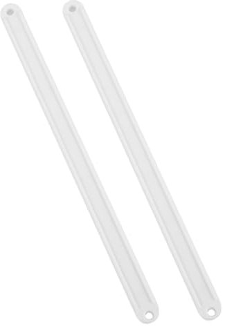 HOMSFOU 1 Juego Rieles de plástico para cajones guías para cajones de montaje central curva del cajón del riel guias rieles para cajones railes para cajones carril de guía del cajón