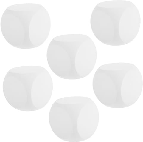 LABRIMP 6 in Schiuma EVA per Attività Creative Blocchi Cubici da Costruzione Vuoti per Pittura e Giochi Educativi