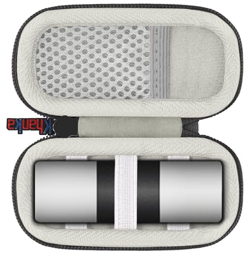 khanka Hard Case for AliveCor KardiaMobile ECG Monitor, Fits KardiaMobile 6L/6L Max, 6-Lead Personal EKG Device, Portable Heart Monitor Storage Case（Gray）