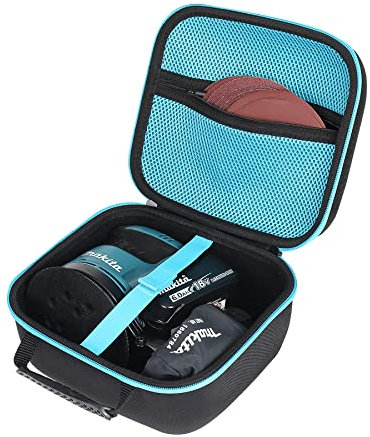 Khanka Hart Reise Tasche für Makita DBO180Z Akku-Exzenterschleifer 18V und Zubehör(Nur Tasche)