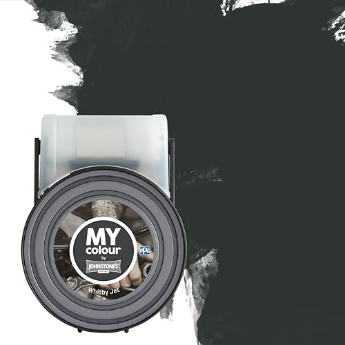MY colour by Johnstone's - Tester Pot - Luxurious Durable Matt - Whitby Jet - 55ml
