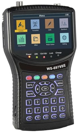 Récepteur satellite WS-6979SE DVB-S2 T2 DVB-C H.265(10bit) Spectre Satellite Détecteur de Signal pour antennes de systèmes de réception à distance