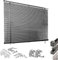 HUGG (28-KF) Alu-Jalousie Klemmfix ohne Bohren, Fenster-, Wand- und Deckenmontage, 130 x 160 cm (B x H), Anthrazit