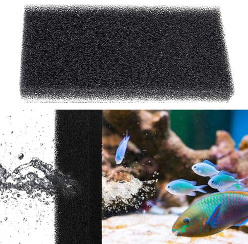 WUSJCOF Filtre pour Aquarium, Mousse Filtre Bassin, Mousse Filtrante, Exhausteur Aquarium, Masse Filtrante Aquarium, Éponge Biochimique pour Aquarium Étang Fish Tank