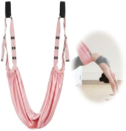 Pink Aerial Yoga Swing, Hammock Swing for Stretching and Gymnastics