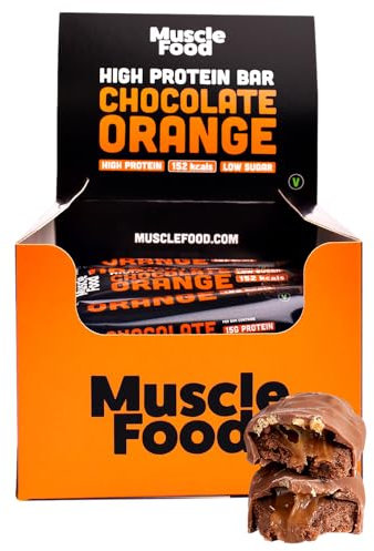 MuscleFood - Cookies & Cream High Protein Bar - 12 x 45g