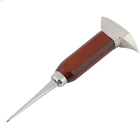 Telituny Eispickel Edelstahl-6,7 Edelstahl Eispickel mit Sicherheitsgriff für Küchenstangen