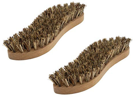 kaufMAX 2er-Set Reinigungsbürste/Scheuerbürste „Sonja-Union“ - top-ergonomische und effiziente Wurzelbürste in S-Form