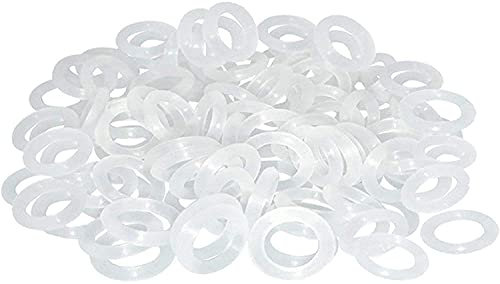 200 Stück Gummi O-Ring Schalter Dämpfer Tastenkappe Weiß für Cherry MX Tastenschalter Tastaturen Dämpfer (weiß)