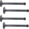 LINKPIPES Regalhalterung, 4-Pack schwimmende Regalhalterung Rustikale Wand montiert, Industrierohr Regal Heavy Duty Support Hardware für Holz (12,Schwarz Grau)