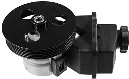 X AUTOHAUX Power Steering Pump Assembly for Chevrolet Impala Malibu Monte Carlo Uplander Power Steering Fluid Reservoir Cap Pump Pulley 19369078 19207430 15267531 12593693