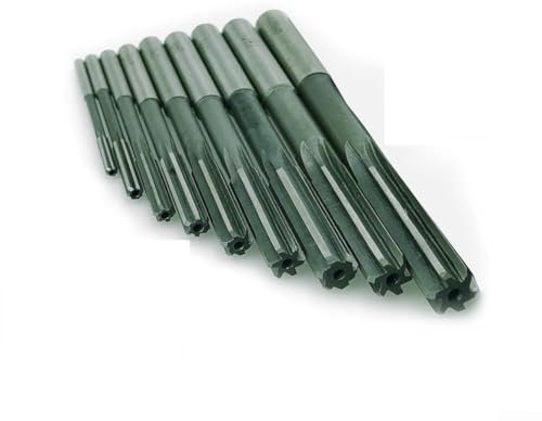 ReachMall Machine Reaming Tool, 210mm Straight Shank HSS H7 Parallel Flute Reamer (7mm)