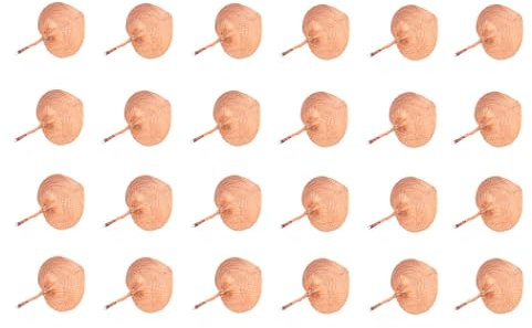 HERSIG - PACK 24 PAY PAY COLORES | PAY PAY LACADO. ABANICOS DE PALMA. (Pack 24)