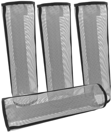 BESTonZON Lot De 4 Bottes Anti-Mouches pour Chevaux en Maille Respirante, Protection Les Insectes, Taille Standard, pour Entraînement Et Élevage, Chevaux Adultes