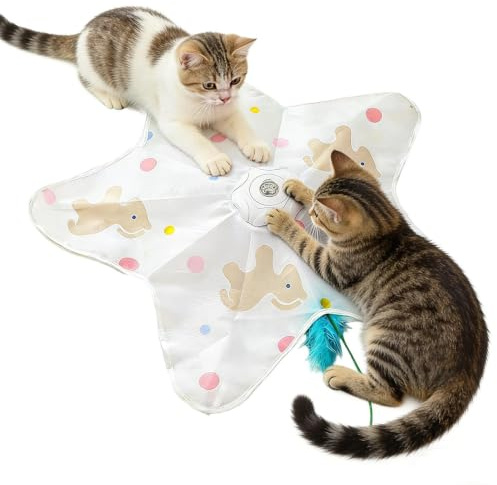 Juguete para gatos de interior Sensor de movimiento inteligente y 3 modos