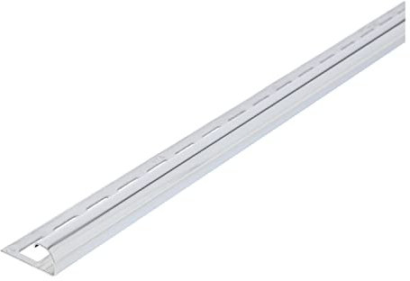 Fliesenschiene, Fliesenprofil, Rundkantenprofil, Edelstahl (V2A) glänzend, Länge 2,50 m 11 mm Höhe 10 Stück Setpreis