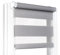 Fenster DEKOR - Rollos für Fenster Grau - Klemmfix Rollo ohne Bohren 150 x 95 cm - Doppelrollo mit einer breiten Auswahl an Größen und Farben - Blickdichte Rollos, einfach zu montieren