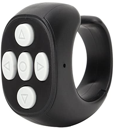 Tiktok, anello di scorrimento con Bluetooth 5.3, telecomando per girare le pagine, con telecomando Tiktok Bluetooth, telecomando per fotocamera del telefono cellulare, selfie per lettura video