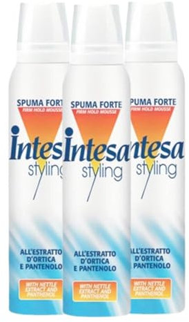 Intesa Styling Spuma Per Capelli Forte All'estratto D'ortica e Pantenolo Mini Size 75 Ml (3)