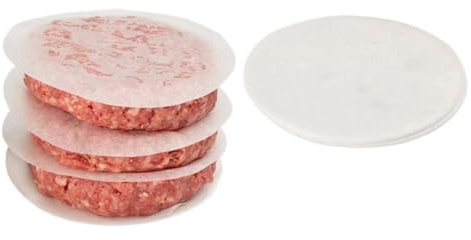 OFFSCH 500stücke Rundes Backpapier Weiß Ungebleichtes Backofenpapier Aus Lebensmittelechtem Papier Hitzebeständig Celsius Antihaftbeschichtet Für Backbleche