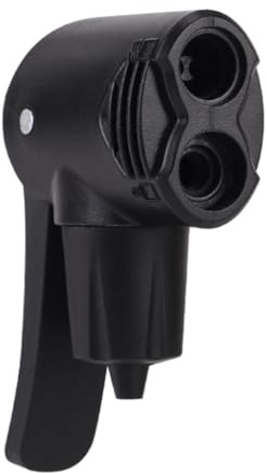 Fcnjsao Pour pneus de vélo, pompes à air, adaptateurs, valves à double tête, adaptateurs de valve de rechange, pompes à vélo, adaptateurs