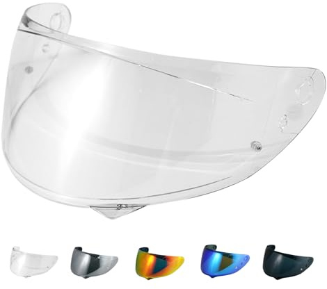 Motorradhelm Visier für C10,Helmvisier Motorrad Windschutz Helm Objektiv Visier Vollgesichts,Helmvisiere Zubehör Ersatz (Klar)