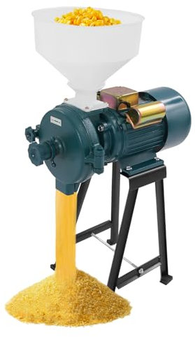 Macinino elettrico per cereali, 2200 W, 220 V, 1400 giri/min, mulino elettrico, macina spezie, per cereali, mais, paglia