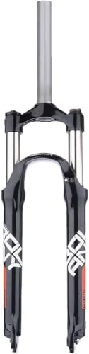 MTB fjädringsgaffel 26/27,5/29 tum, 1-1/8 rakt rör, 100 mm vandring, olje- och fjädersystem, skivbroms, manuell låsning, 9 mm QR-axel