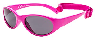 Kiddus Gafas de Sol Infantiles para Niñas y Niños de 2 a 4 Años, Protección UV400, Correa Ajustable, Ligeras y Resistentes, Montura Flexible