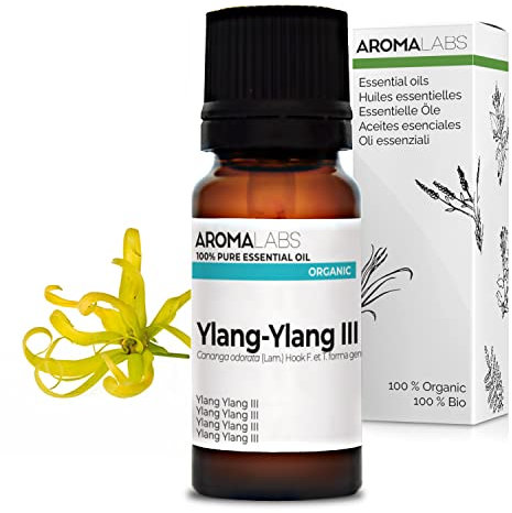 Ylang Ylang III BIO (Cananga odorata – III) - 10 mL - Olio Essenziale Chemiotipizzato e Certificato AB - Aroma Labs - Made in France