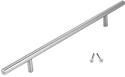 Maniglie per armadietti, maniglie per porte della cucina, mobili e cassetti, in acciaio inox, maniglia a T per armadietti, pomelli per mobili (250 mm)