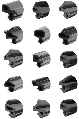 Fensterdichtung Satz von Proben Gummi Dichtung für Kunststofffenster EPDM