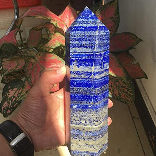BIRXPMOS Natural Lapis Lazuli Pillar ore Quartz Crystal Rod Point Column Beautiful Natural Crystal Stone QINTINYIN