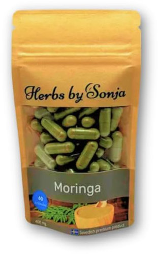 Moringa 400 mg * 60 Capsule - Estratto di Moringa Altamente Concentrato: estratto 20:1 - Capsula Vegetale da 400 mg - Superfood Fonte di Proteine Vegane - Aumento di Energia Naturale