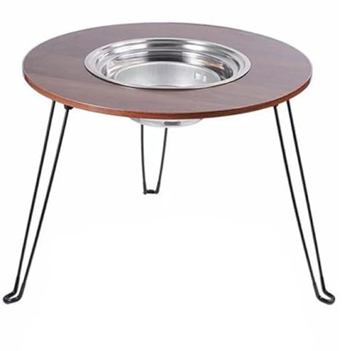 LLMTYO Barbecue à Charbon de Bois Portable d'extérieur avec Table à Manger Pliante et poignée de Transport Idéal pour Le Camping Jardin Patio Barbecue à Charbon de Bois pour Les Repas au Barbecue