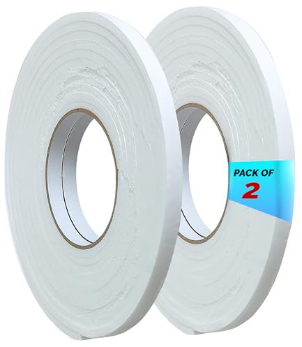 My DIY Draft Excluder Tape for Doors & Windows 2Pack - 5MM x 8MM x 4.5M Self Adhesive Weather Stripping Seal - Window & Door Insulation Soundproofing Draught Excluder Tape - Energy Saving Seal Strip